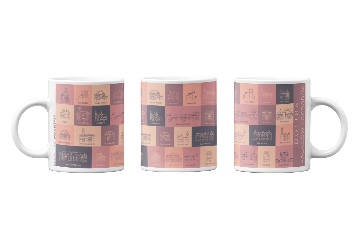 Kubek ceramiczny - Dolina Pałaców i Ogrodów