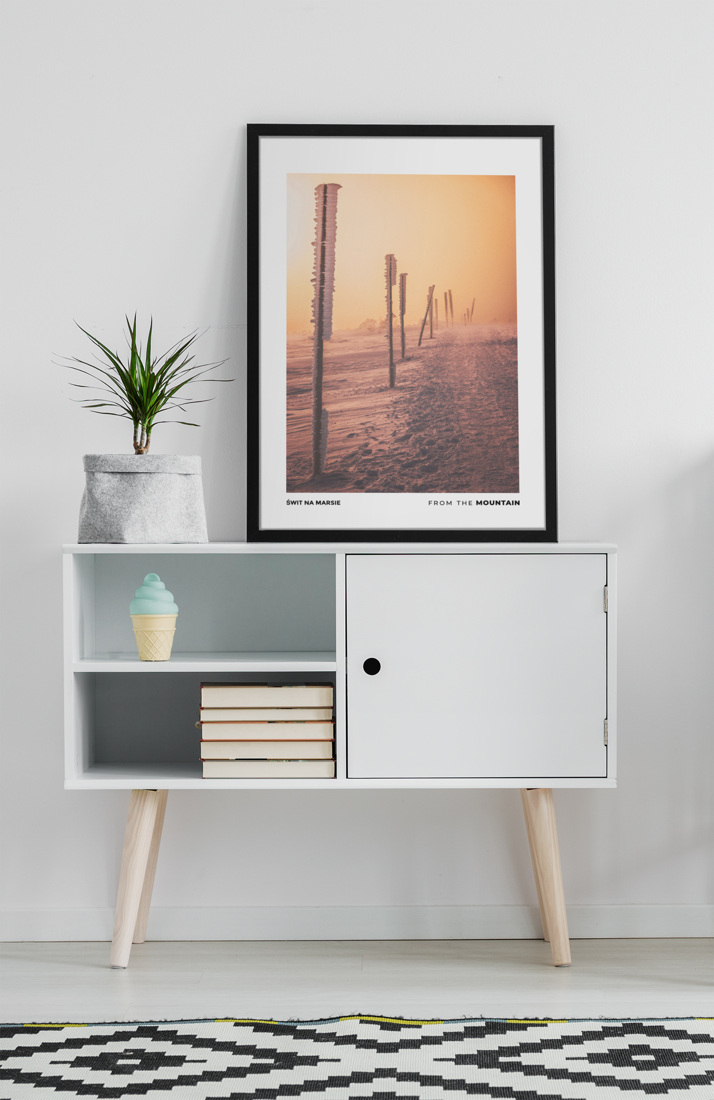 Plakat ŚNIEŻNE KOTŁY - Świt na Marsie