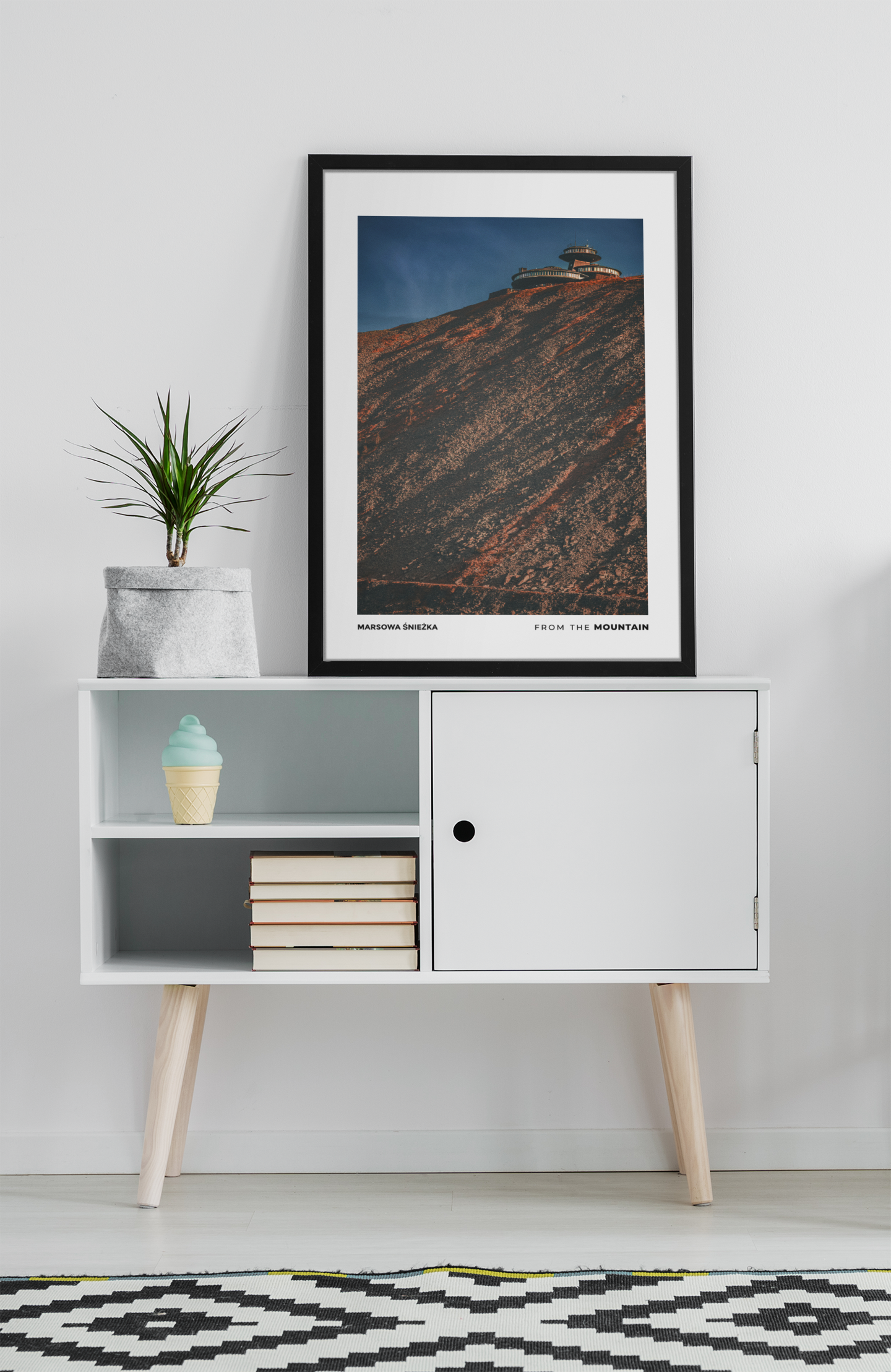 Plakat ŚNIEŻKA - Marsowa Śnieżka
