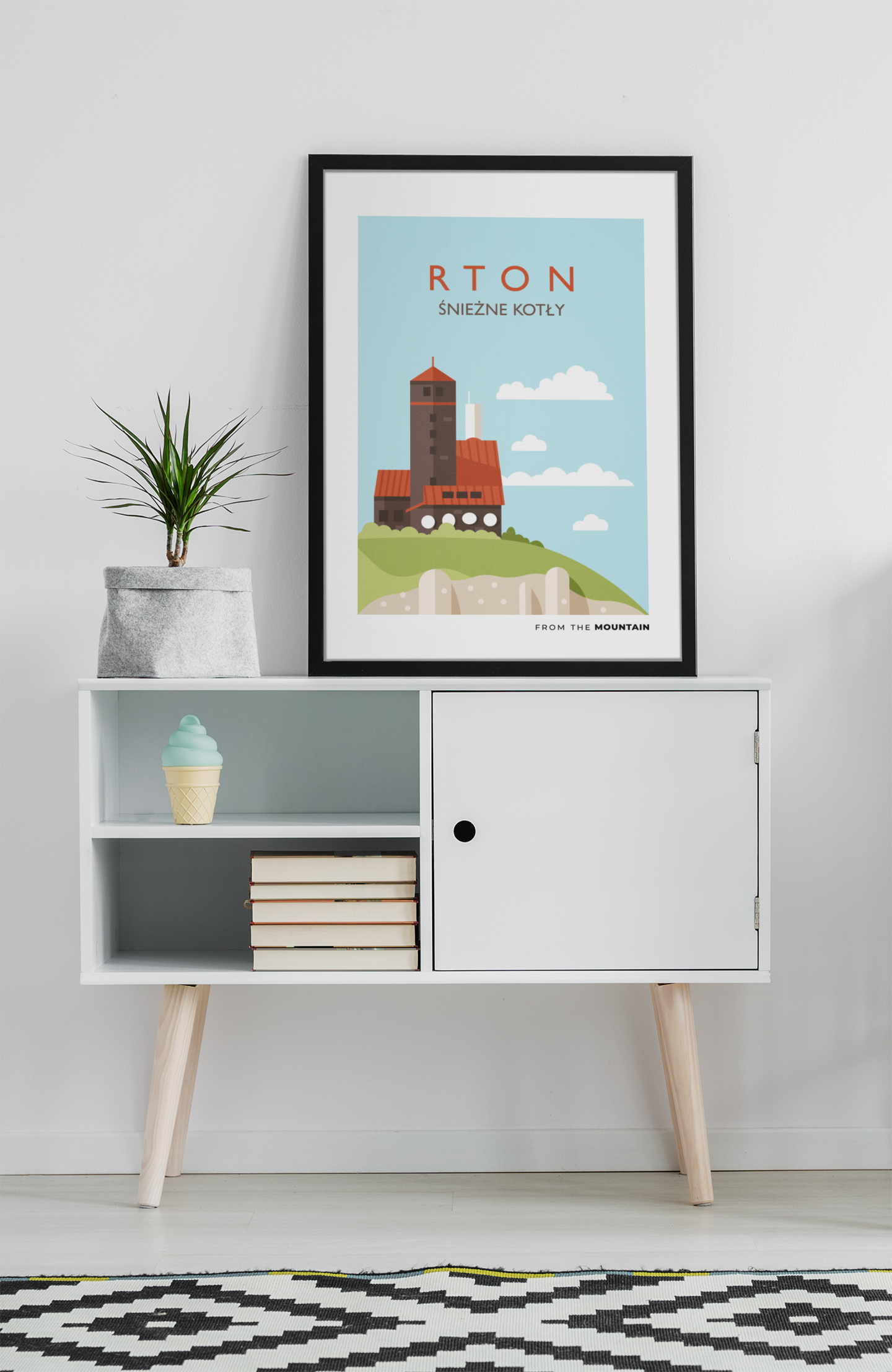 Plakat ŚNIEŻNE KOTŁY - RTON GRAFIKA