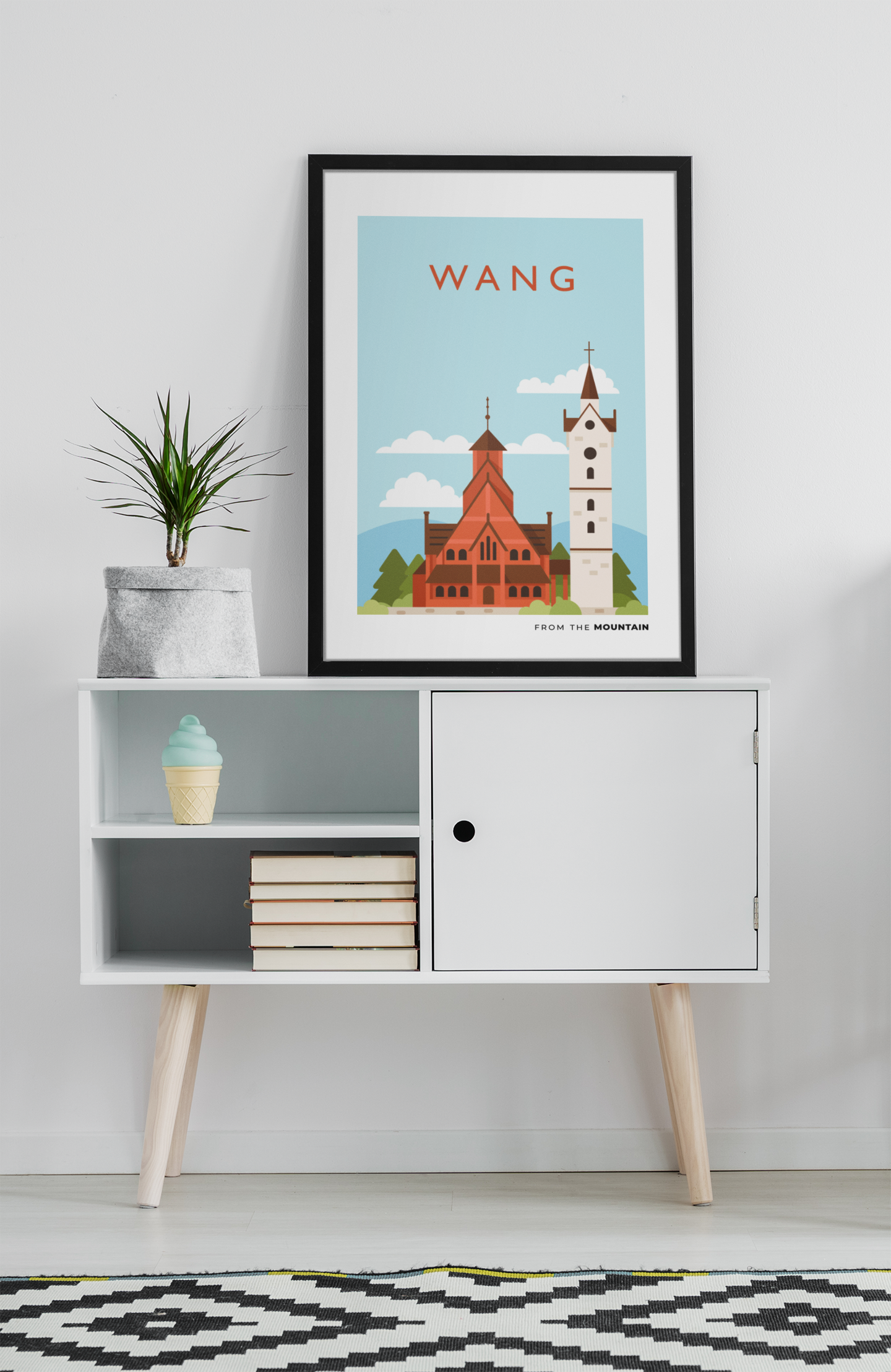 Plakat KOŚCIÓŁ WANG - GRAFIKA