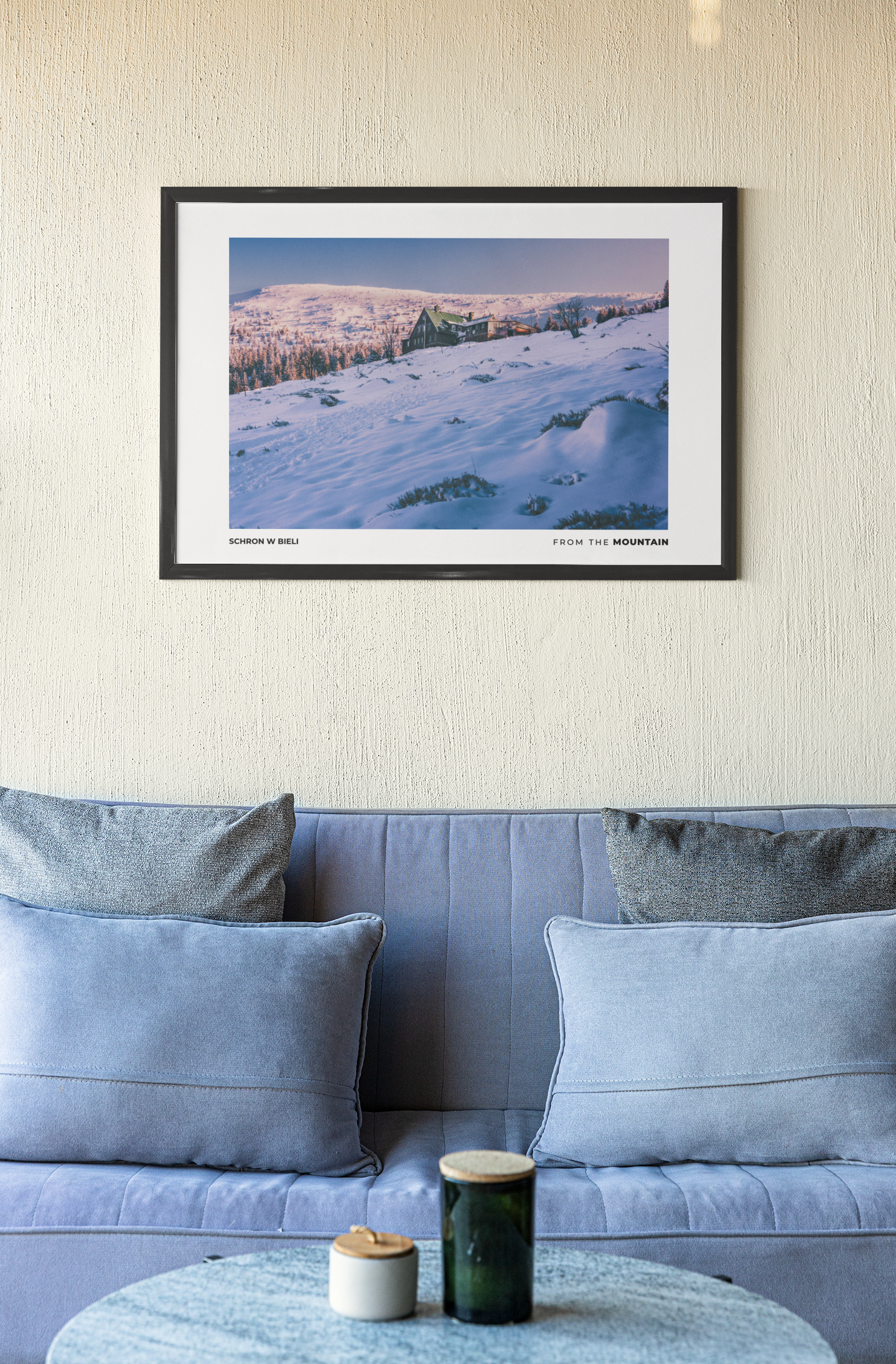 Plakat SCHRONISKO POD ŁABSKIM SZCZYTEM - Schron w Bieli