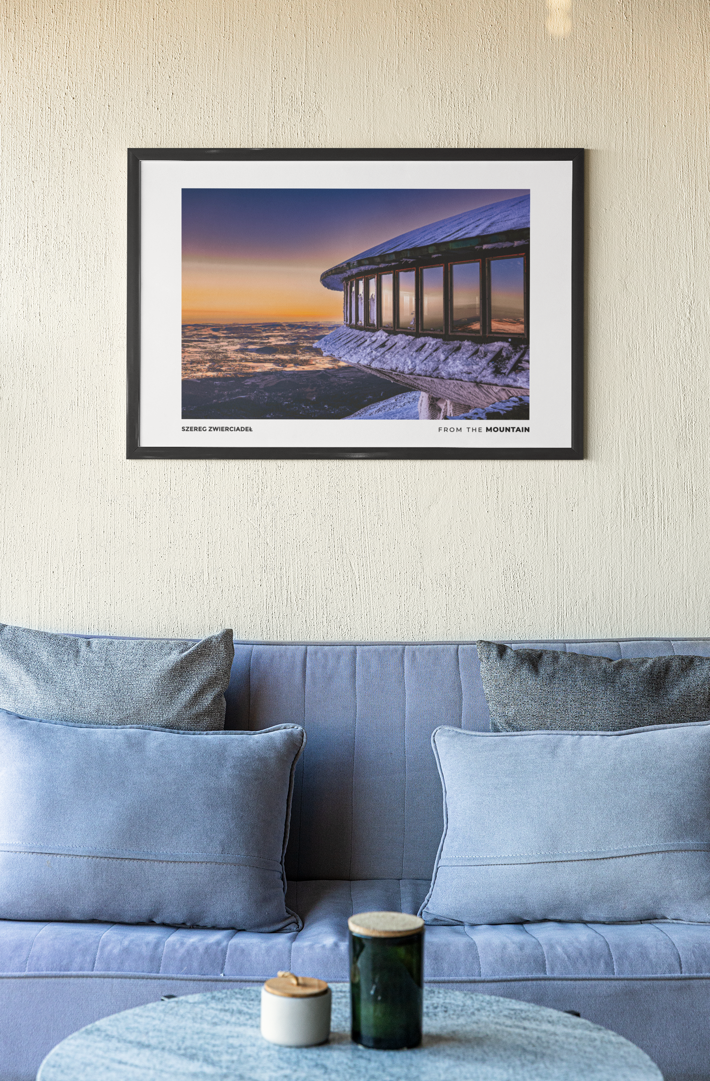 Plakat ŚNIEŻKA - Szereg zwierciadeł