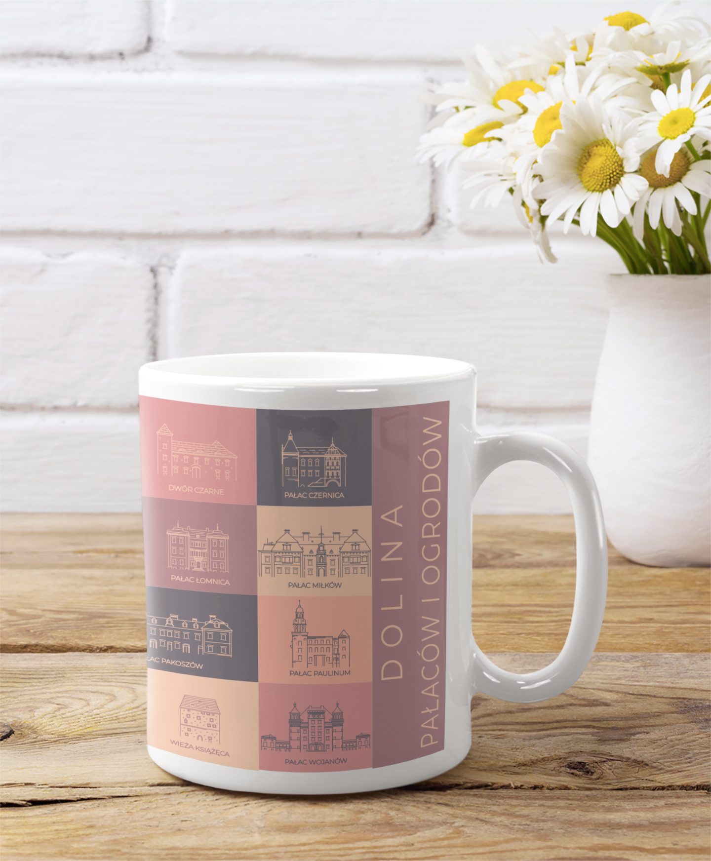 Kubek ceramiczny - Dolina Pałaców i Ogrodów