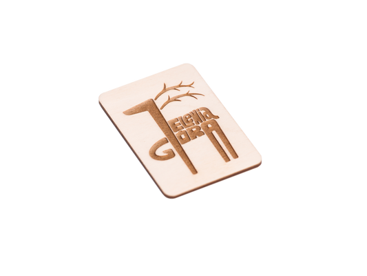 Magnes drewniany jednowarstwowy - Jelenia Góra Logo