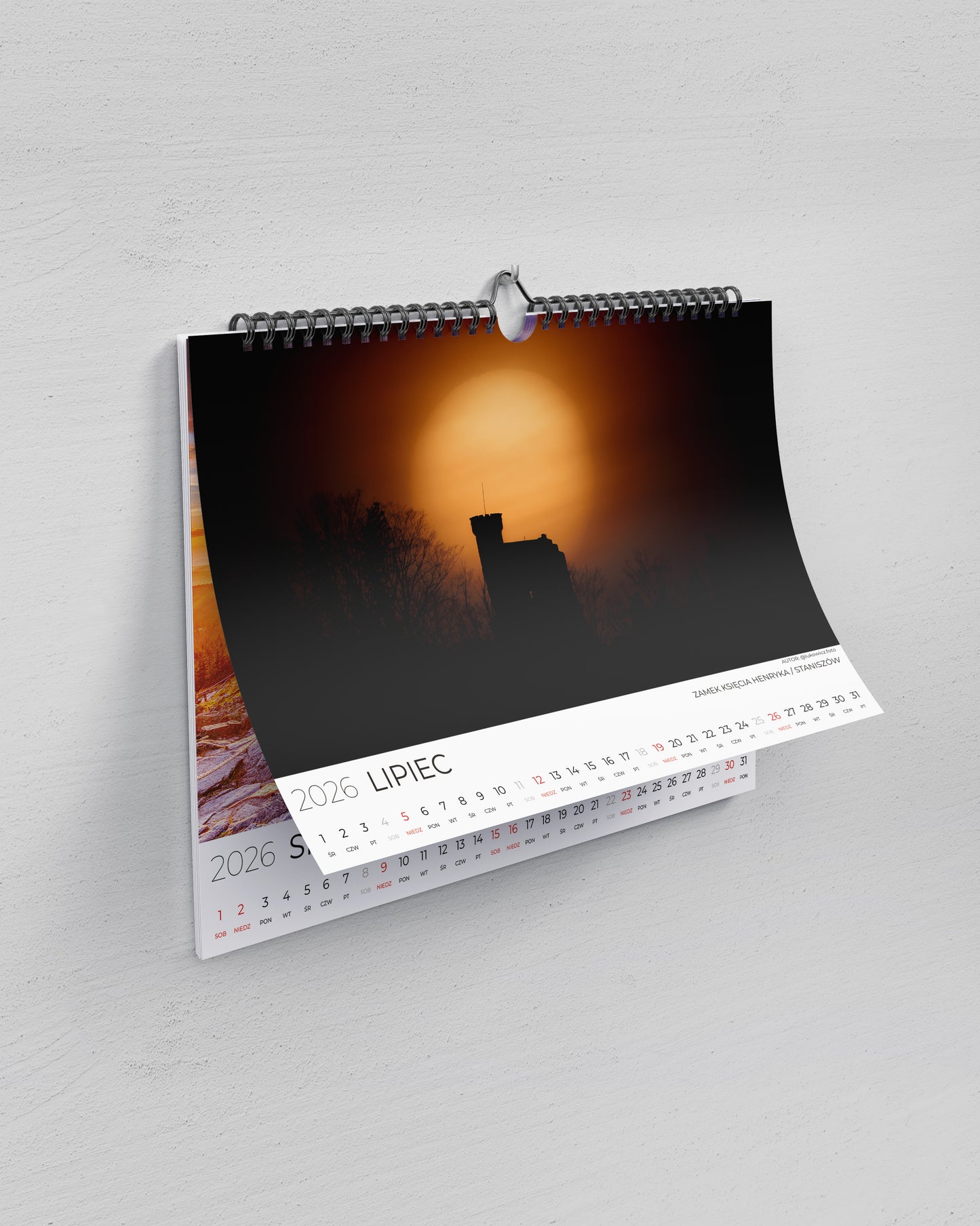 Kalendarz ścienny 2026