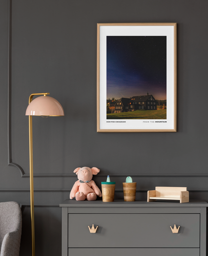 Plakat GÓRY IZERSKIE - Dom pod Gwiazdami