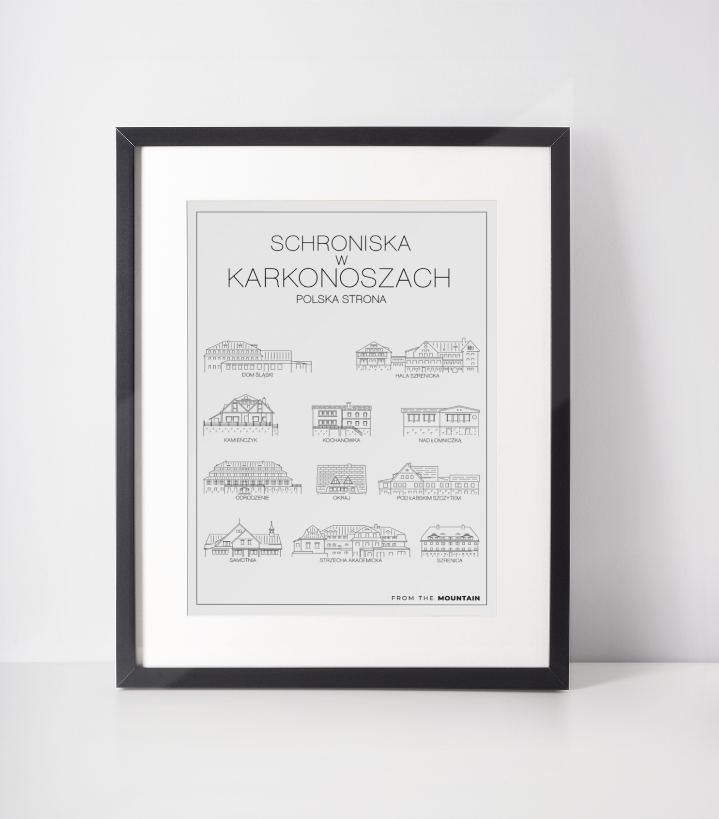 Schroniska w Karkonoszach - Polska Strona