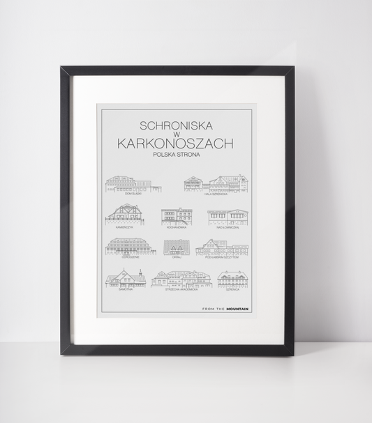 Schroniska w Karkonoszach - Polska Strona